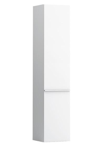 augstais skapis Case, 350x335 mm, h=1650 mm, 1D, kreisā puse, spīdīgi balts